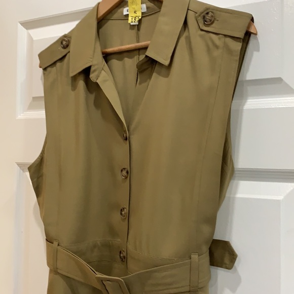 Express Utility Belted Botton Front Tank | Size L - Picture 3 of 9